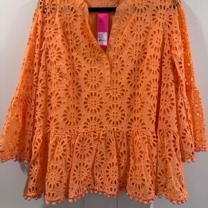 NWT Lilly Pulitzer Eyelet shirt - Size L